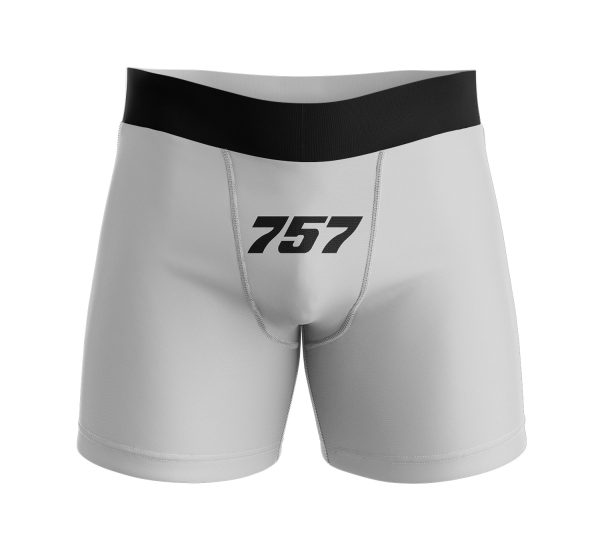 757 Flat Text Designed Men Boxers Online Hot Sale