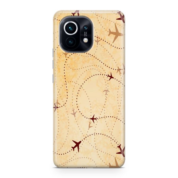 Vintage Travelling with Aircraft Designed Xiaomi Cases Discount