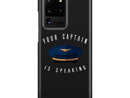 Your Captain Is Speaking Samsung S & Note Cases For Sale