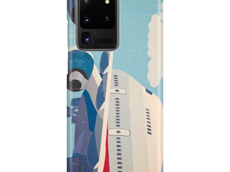 Vintage Boeing 747 Samsung S & Note Cases Cheap