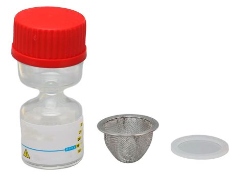 Micro Glass Bottle for Epilame Watch Cleaner with Basket For Discount