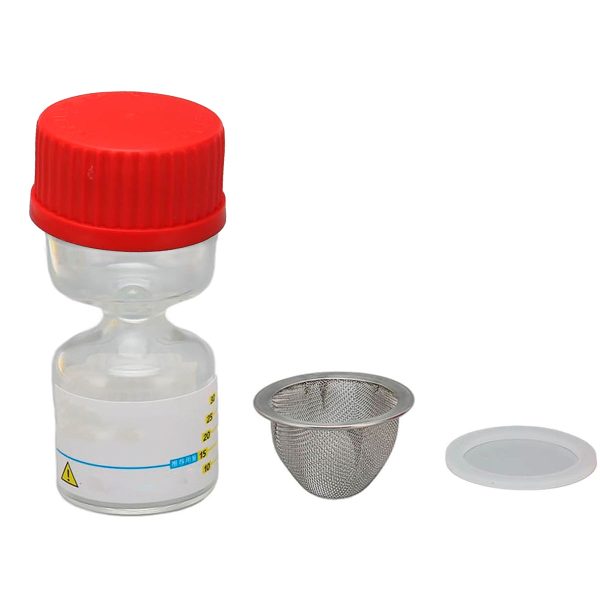 Micro Glass Bottle for Epilame Watch Cleaner with Basket For Discount