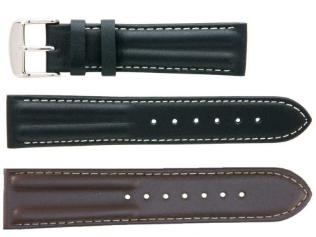 Banda No. 506 Long Smooth Waterproof Fine Leather Straps (22mm~24mm) For Sale