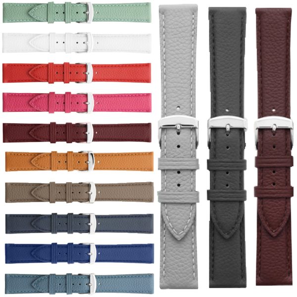 ROCHET ZRC No. 551 Cowhide Grain Fine Leather Straps (12mm~22mm) Discount