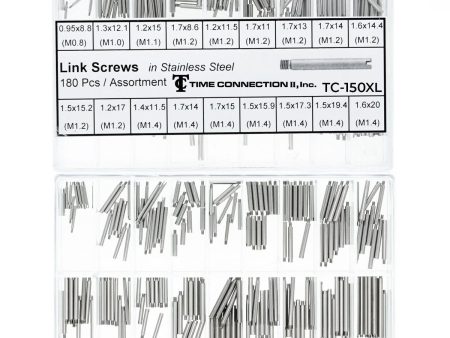 Assortment of Stainless Steel Metal Band Screw In Pins for Rolex Bands Hot on Sale