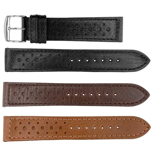 ROCHET ZRC No. 354 Cowhide Full Grain QUICK RELEASE Leather Straps (20mm~22mm) Cheap